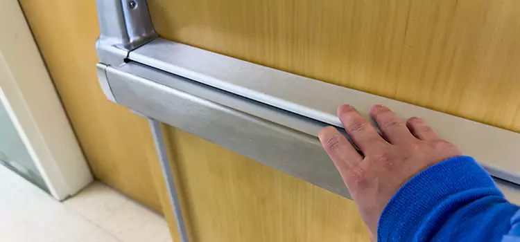 Installing a Push Bar on a Door Evergreen Park